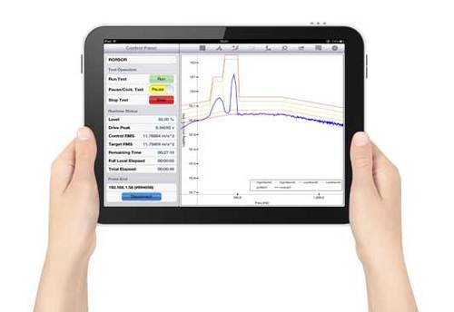 iPad上的振动测试应用 1